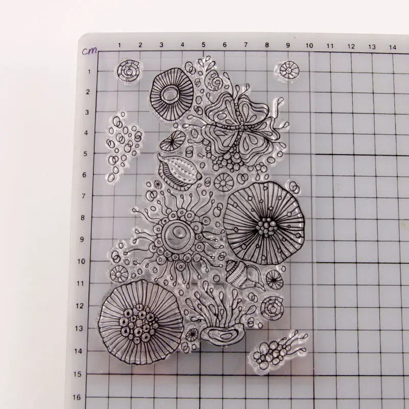 Фон пузырьковый шар прозрачный силиконовый штамп для печати DIY Скрапбукинг