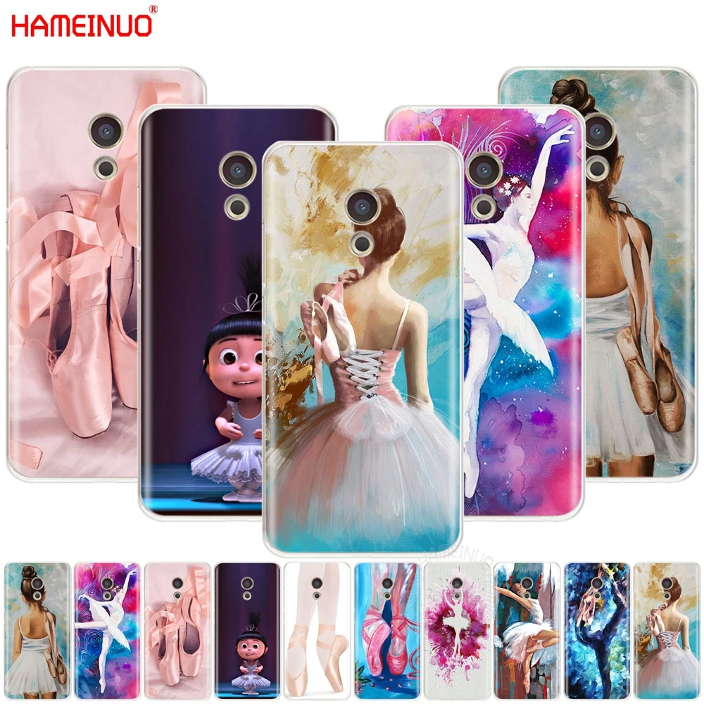 Девочка танец балет башмаки балерины чехол для телефона Meizu M6 M5 M5S M2 M3 M3S MX4 MX5 MX6 PRO 6 5