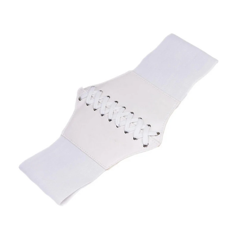 Женский корсет широкий пояс из ПУ кожи для похудения эластичный с высокой талией