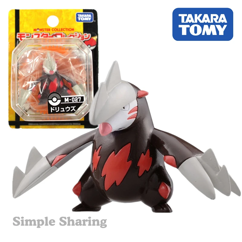 TAKARA TOMY tomica POKEMON figures excadrill doryuzu коллекционные игрушки Горячая Аниме Фигурка