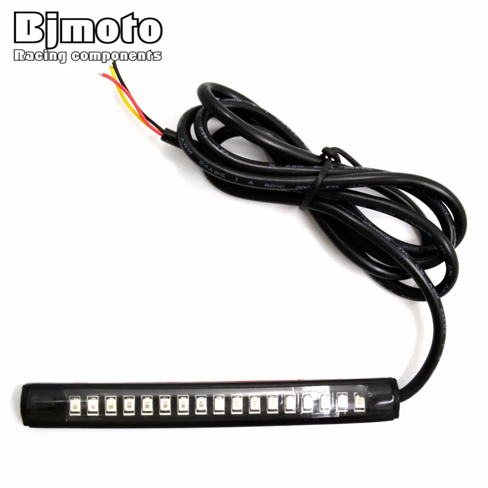 Универсальный светодиодный тормозной светильник для мотоцикла s с поворотным