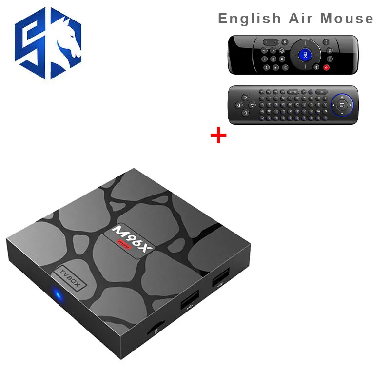 M96X мини Smart Amlogic S905X Декодер каналов кабельного телевидения Air Мышь 2 г/16 г HD 4k 3D BT Media