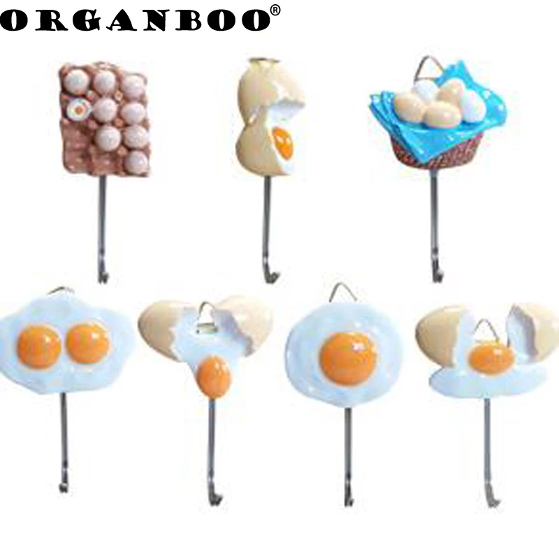 ORGANBOO 1 шт. домашний креативный экологически безопасный резиновый крючок из нержавеющей стали для кухни, крепкая клейкая паста, бесшовные крючки