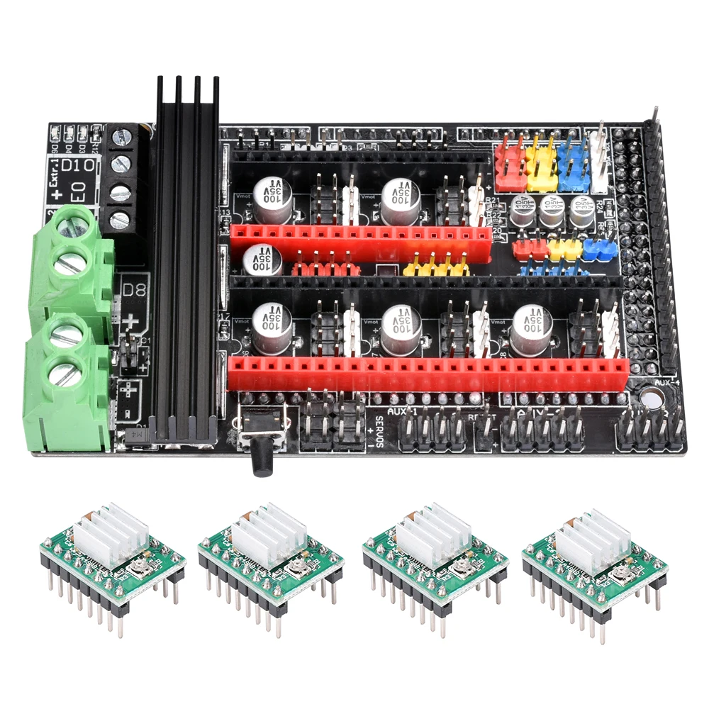 BIGTREETECH Ramps 1 6 plus Обновление на панели управления 5 4 Mega 2560 с драйвером TMC2208 TMC2130 SPI для