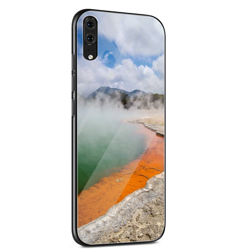 Чехол из вулканического стекла TPU для Huawei P30 P10 P20 P Smart Mate 10 20 Lite Pro Y6 Y9 Honor 7A 8X |