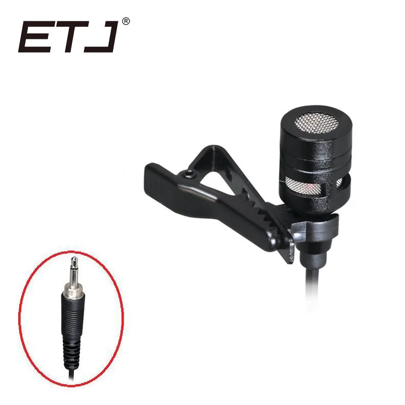 3.5MM-2 ETJ бренд мини XLR клип-на петличный микрофон проводной конденсаторный всенаправленный нагрудный микрофон с 3,5 мм Jack 3 Pin 4 Pin 515 - Цвет: 3.5MM-2