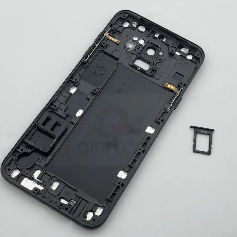 Новая задняя крышка батареи A6 Передняя средняя рама для samsung Galaxy A6 A600 A600F полный корпус