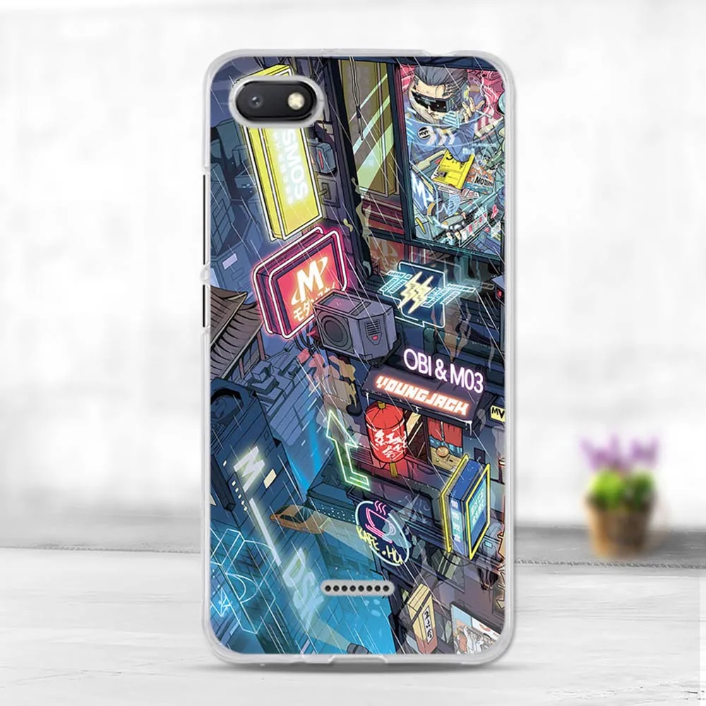 27 Чехол для Xiaomi Redmi 6A, чехол для Funda Xiaomi Redmi6A, мягкий силиконовый чехол для телефона, чехол для Xiomi Redmi 6A, чехол s Cat - Цвет: 27