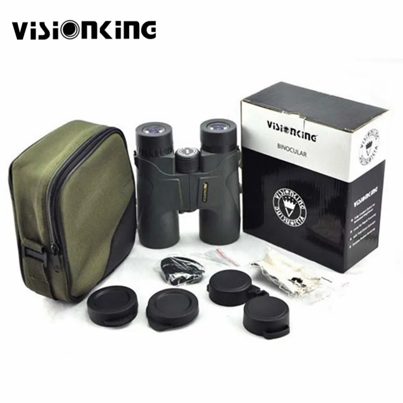 Visionking 10x42 Зеленый 100 охотничий бинокль для крыши, телескоп для наблюдения за птицами, спортивный открытый профессиональный Телескоп, Бинокль