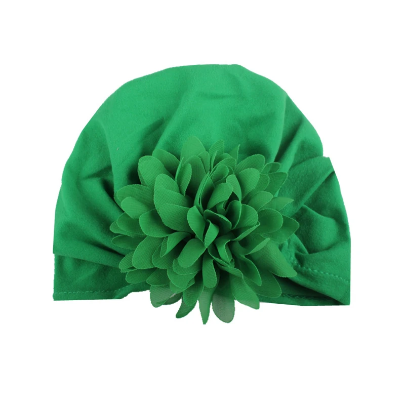 Шапка детская осенне-весенняя мягкая с цветами Младенческая шапочка | Детская