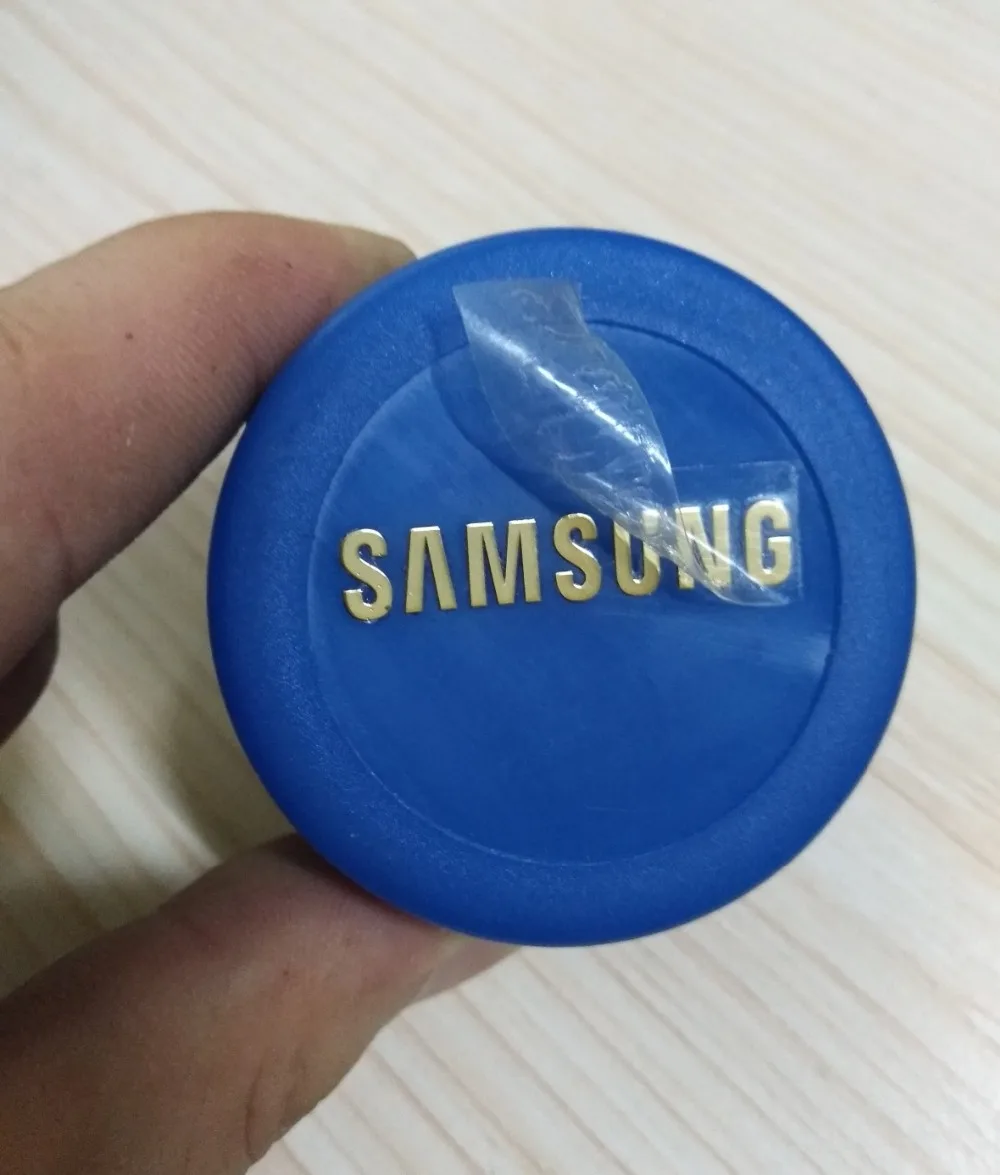100 X см шт./лот Золотой логотип Samsung металлическая паста galaxy S3 s4 s5 металлические