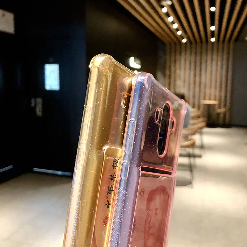 TRODINO блестящий чехол для телефона с отделением кредитных карт iPhone 6 6s 7 8 Plus