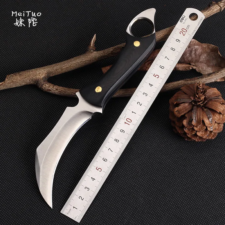 LLxxmm нож Karambit для кемпинга выживания тактический карманный мини шеи мульти EDC