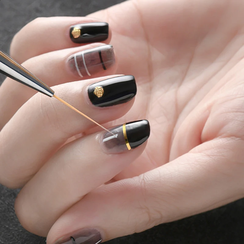 3 шт./компл. профессиональный рисунок резные цветы для наклеивания на ногти