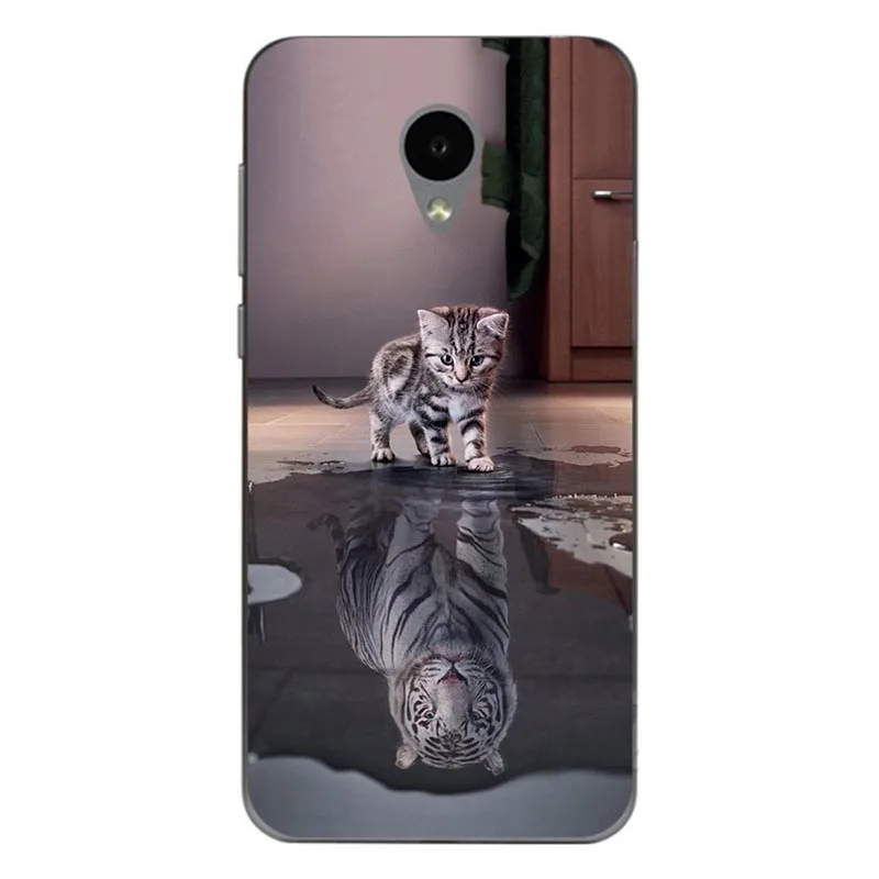 Милый чехол с принтом кошки в виде животного для lenovo S860 S960 S850 S820 S660 S650 S90 S60 чехол рельефный мультяшный дизайн чехол