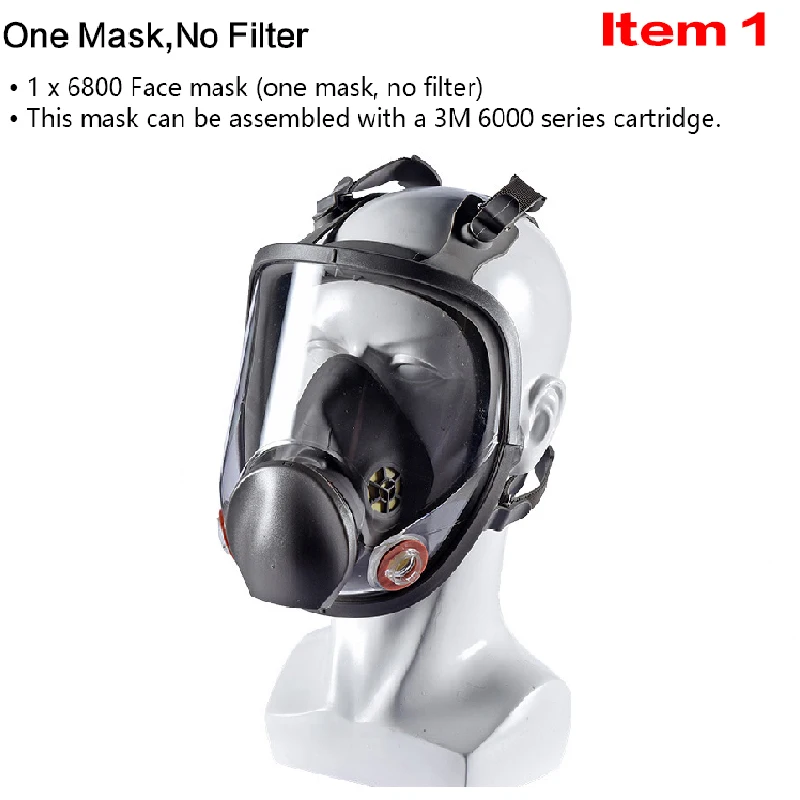 Only Mask No Filter Химическая маска, противогаз, анти-кислотная пыль, аммиак, органический фильтр, респиратор для лица, краска, спрей, пестициды, Сварочная медицинская маска - Цвет: Only Mask No Filter
