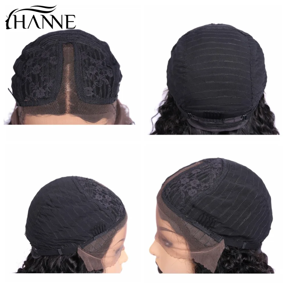 Волосы hanne Jerry кудрявые RemyHuman Hair кружевные передние парики длина плеча боб бразильские волосы парик 150% натуральные волосы для женщин 1B