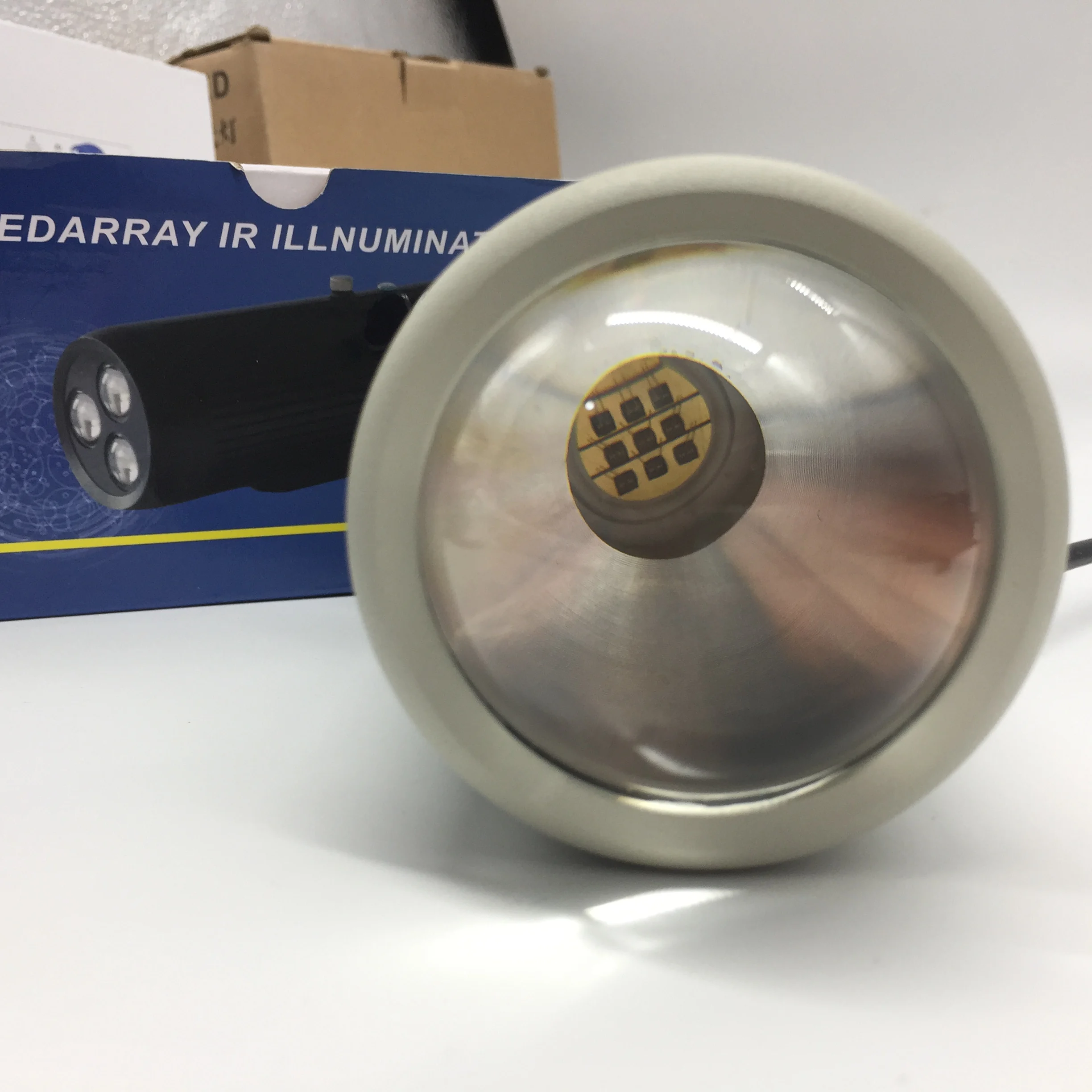 CCTV светодиодный S 12 Вт Массив ИК светодиодный осветитель светильник 850nm ИК инфракрасный Водонепроницаемый ночного видения 10-100 м CCTV заполняющий светильник для камеры видеонаблюдения