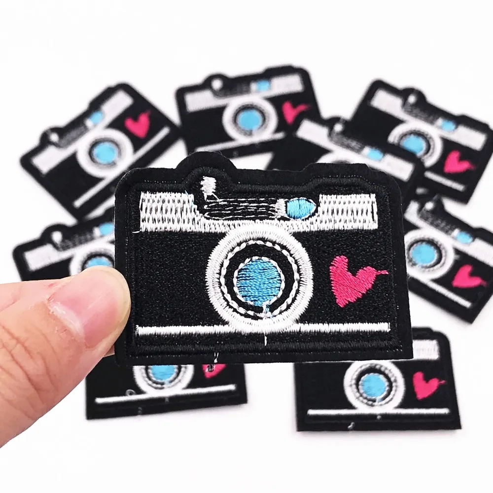 10 шт. сделай сам патчи для камеры одежды вышитый патч аппликация железо на