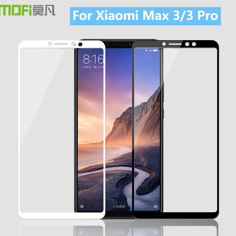 Защитное стекло закаленное для Xiaomi Max 3 9H | Мобильные телефоны и аксессуары