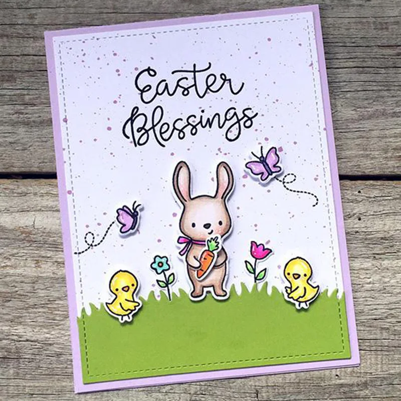 Овец и кролик металлический Трафаретный вырубной штамп штампы трафарет для DIY