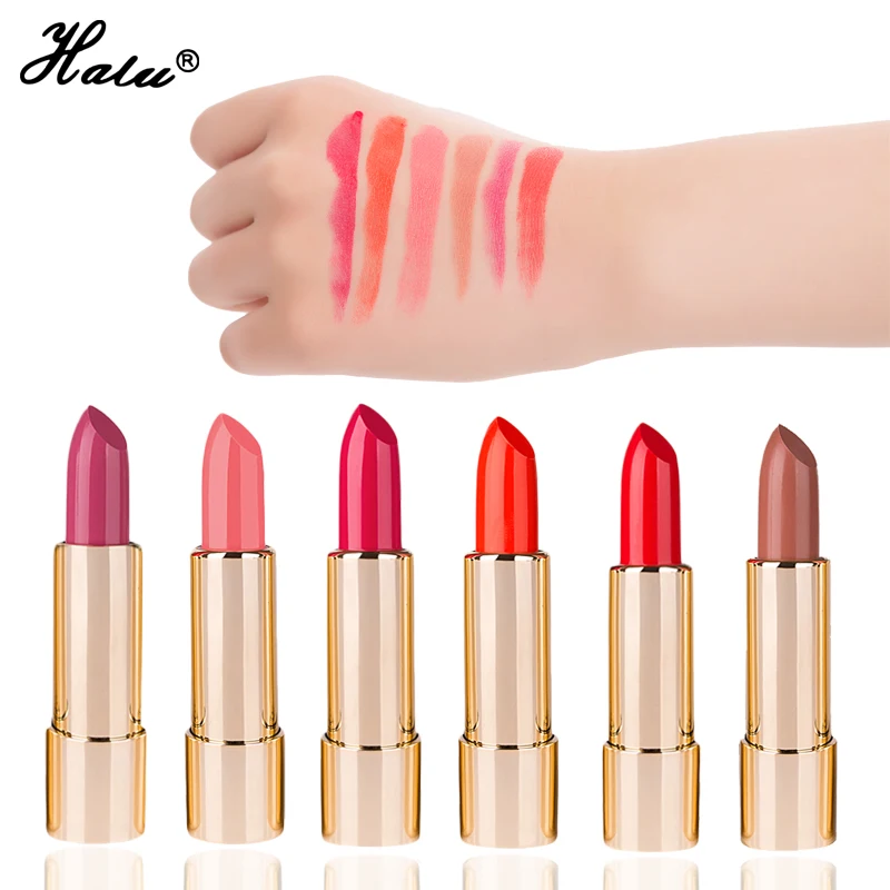 Halu Smooth Moisturizing Longlasting Lipstick Healthy Nourish Batom Nutritious Waterproof Easy To Wear |