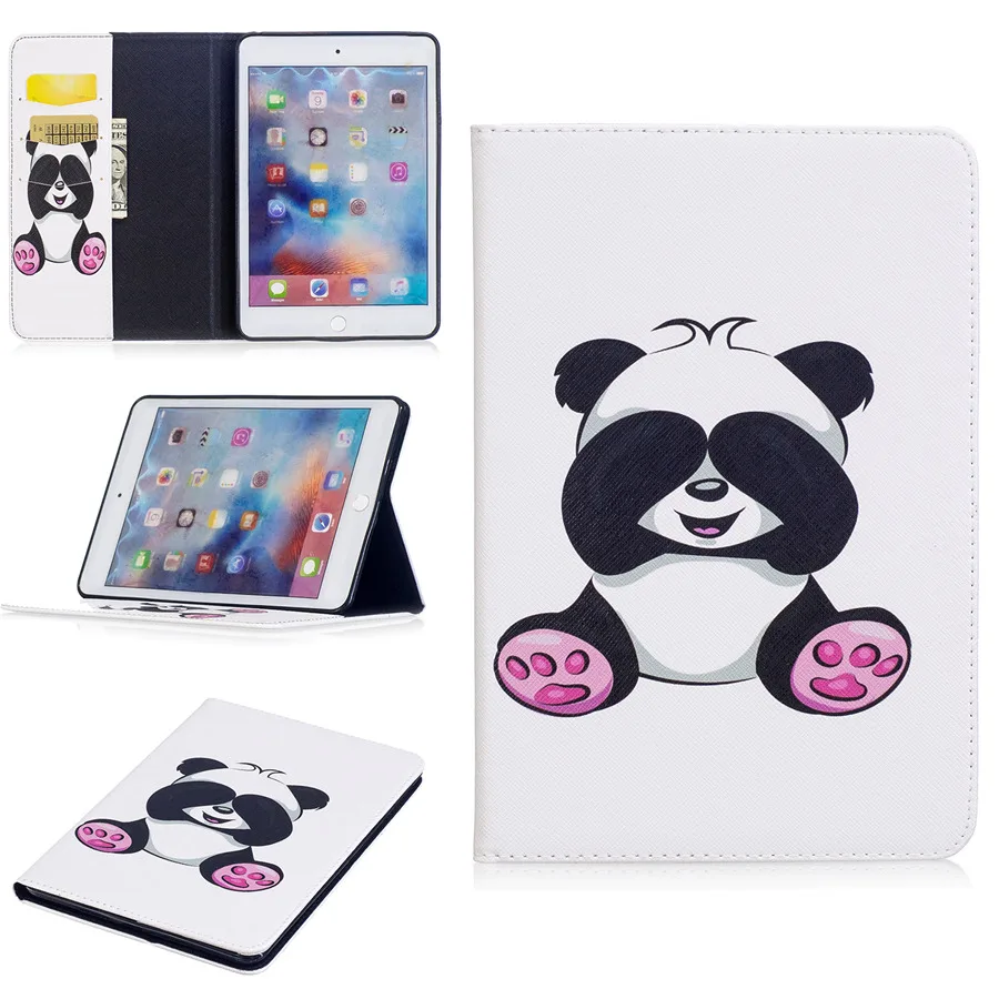Для Apple iPad Mini 4 случае 7 9 дюймов Tablet Fold Стенд флип чехол бумажник тонкий кожаный