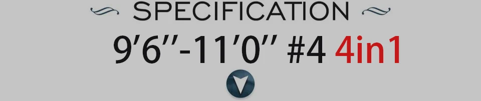 Maxcatch 4в1/2в1 Nymph Fly Удочка с дополнительным удлинителем с трубкой Cordura 9'-10'6'/9'"-11'0" 4-6 сек
