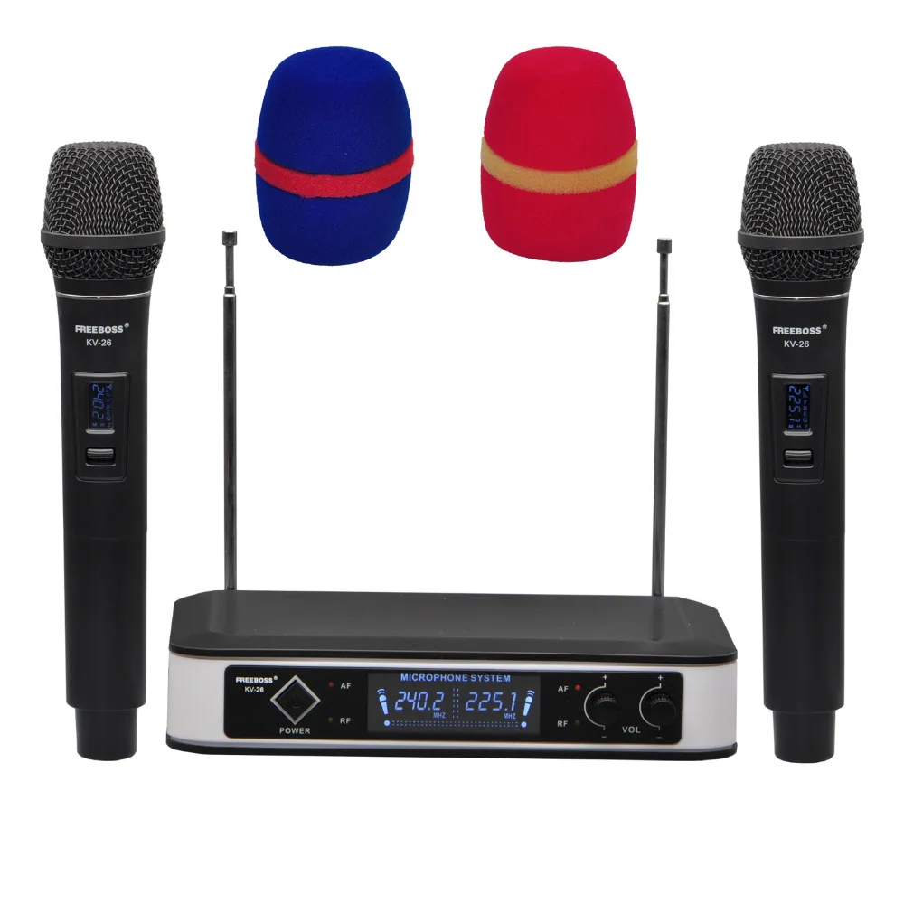 FREEBOSS KV 26 2 полосный VHF динамический ручной передатчик канала конференции Dj