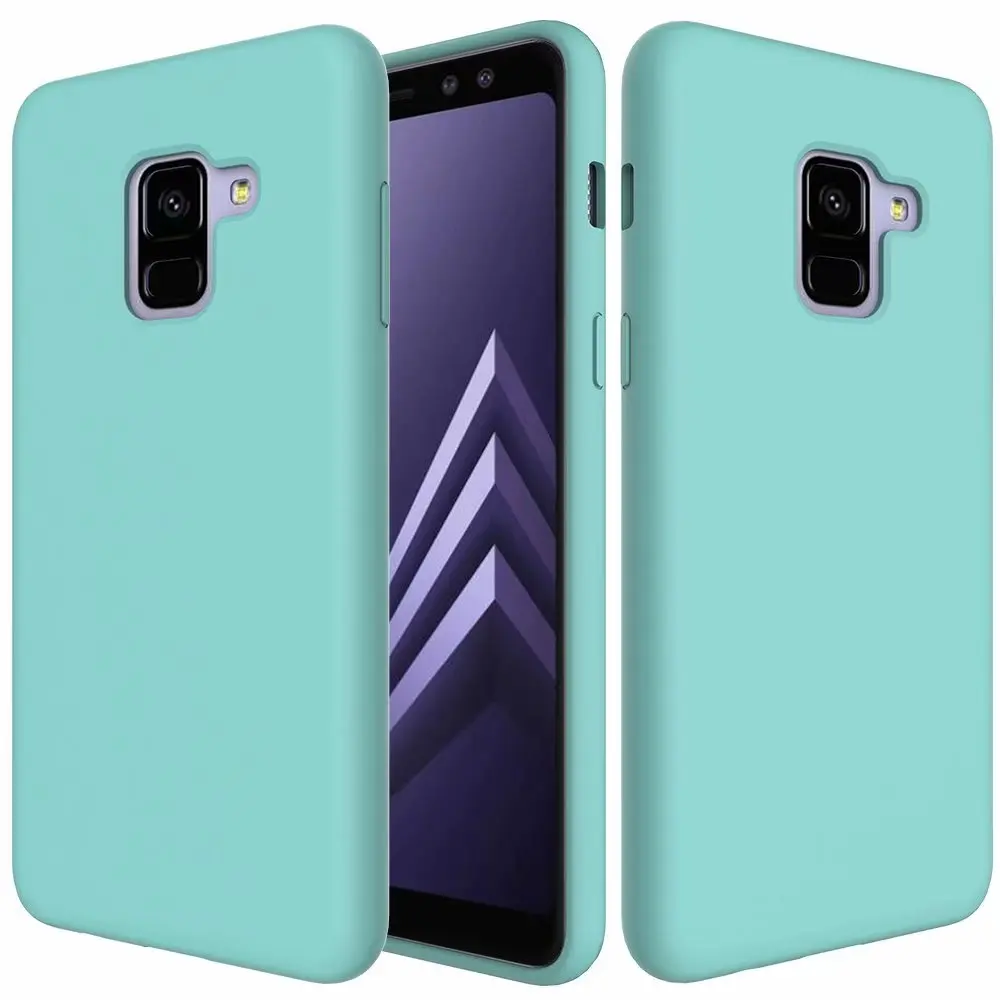 Для samsung Galaxy A8 Plus чехол Роскошный жидкий силиконовый удобный защитный чехол для задней крышки для samsung A8 A8Plus