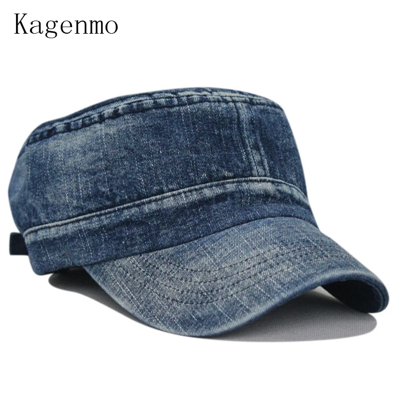 Kagenmo модная моющаяся старомодная джинсовая дышащая армейская Кепка-бейсболка для досуга 4 цвета 1 шт. новое поступление