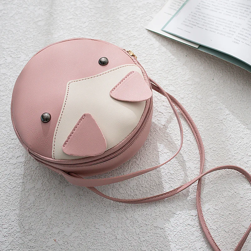 UKQLING круглая Милая женская сумка с рисунком кота мини для девушек