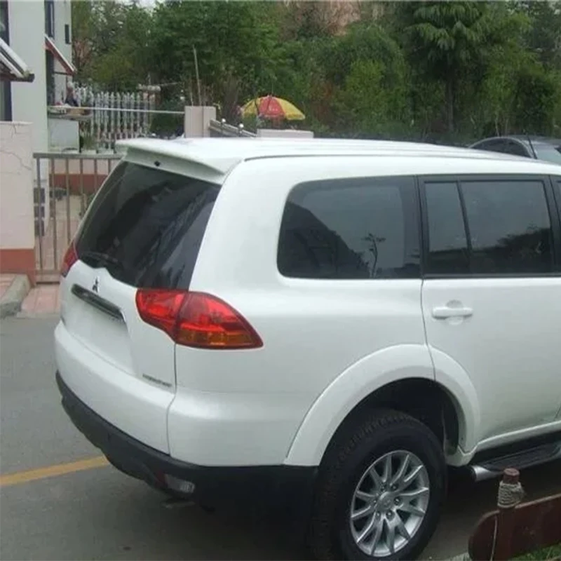 Спойлер для Mitsubishi pajero 2009 2013 высококачественный спойлер ABS Motors от праймера черная