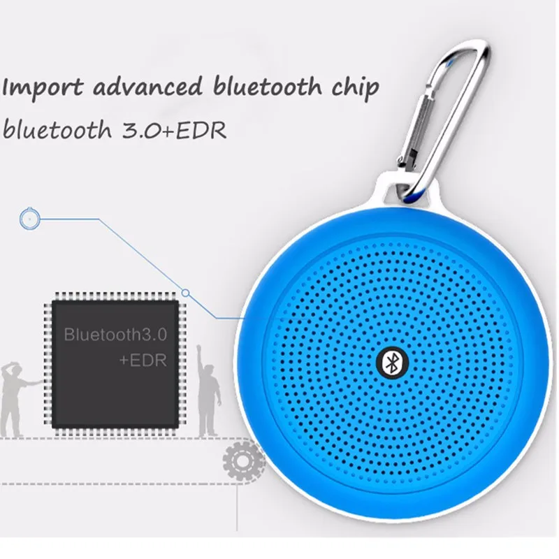BDF Мини Bluetooth Портативный беспроводной водонепроницаемый уличный динамик