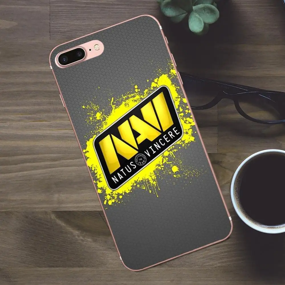 Наклейки с логотипом Pop Navi Natus Vincere уникальные наклейки для Apple iPhone 4 4S 5 5C SE 6 6S 7 8 Plus X