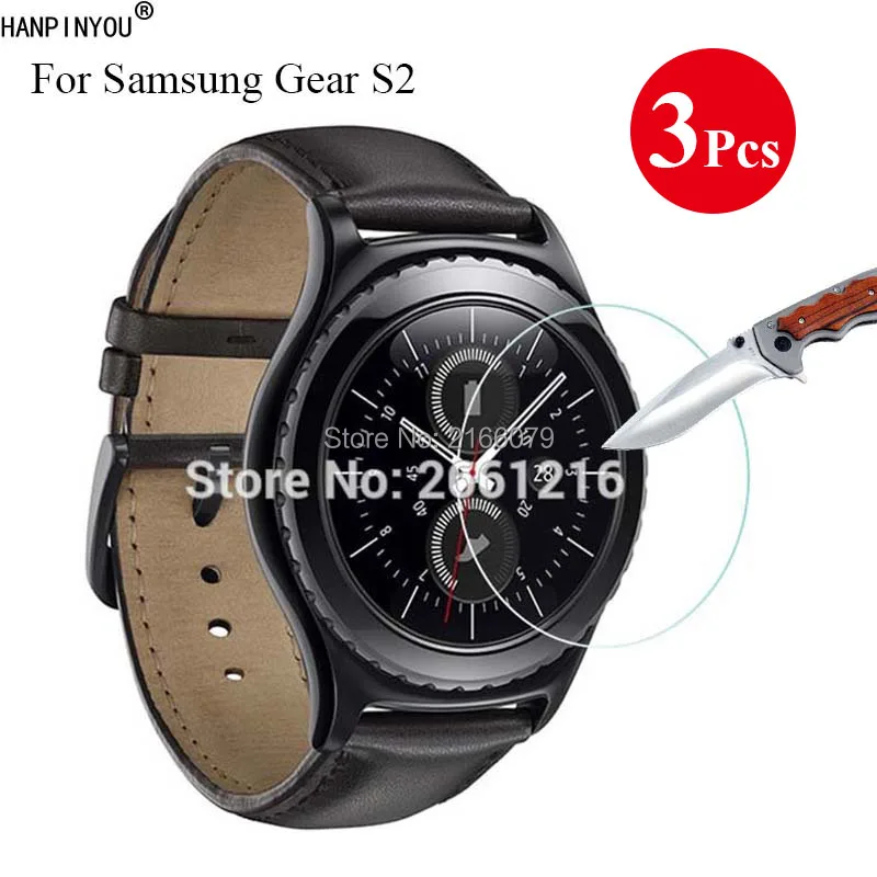 Новое закаленное стекло 3 шт./лот 9H 2.5D для защиты экрана Samsung Gear S2/S2 Классическая