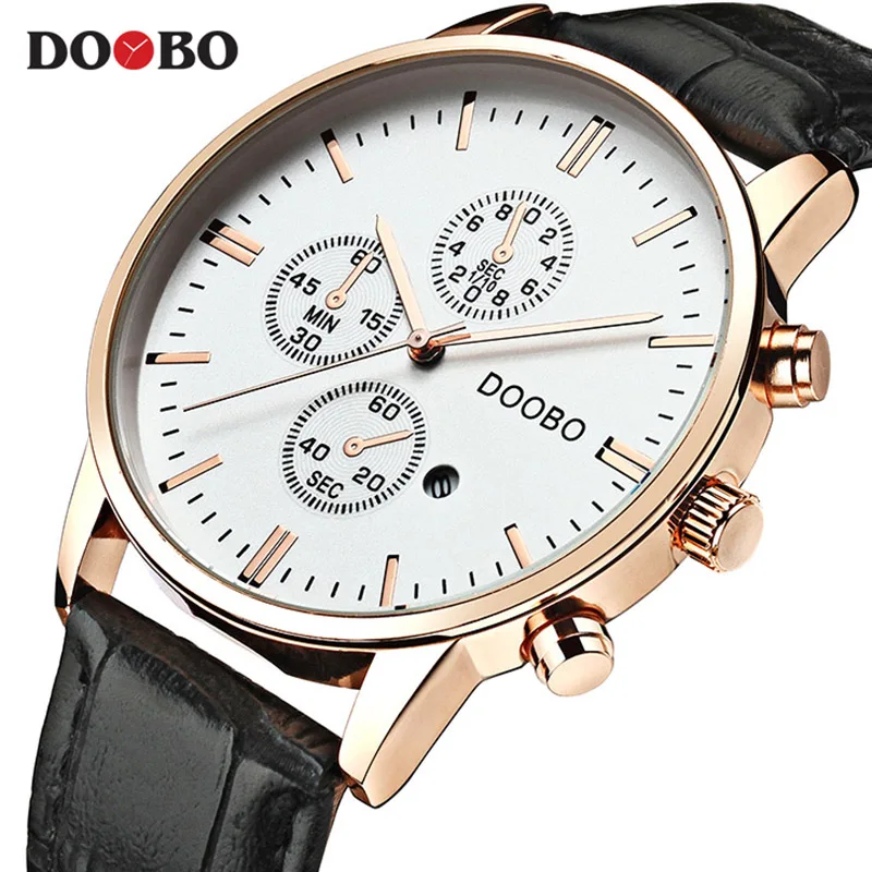 Часы наручные DOOBO Мужские Аналоговые модные спортивные Кварцевые