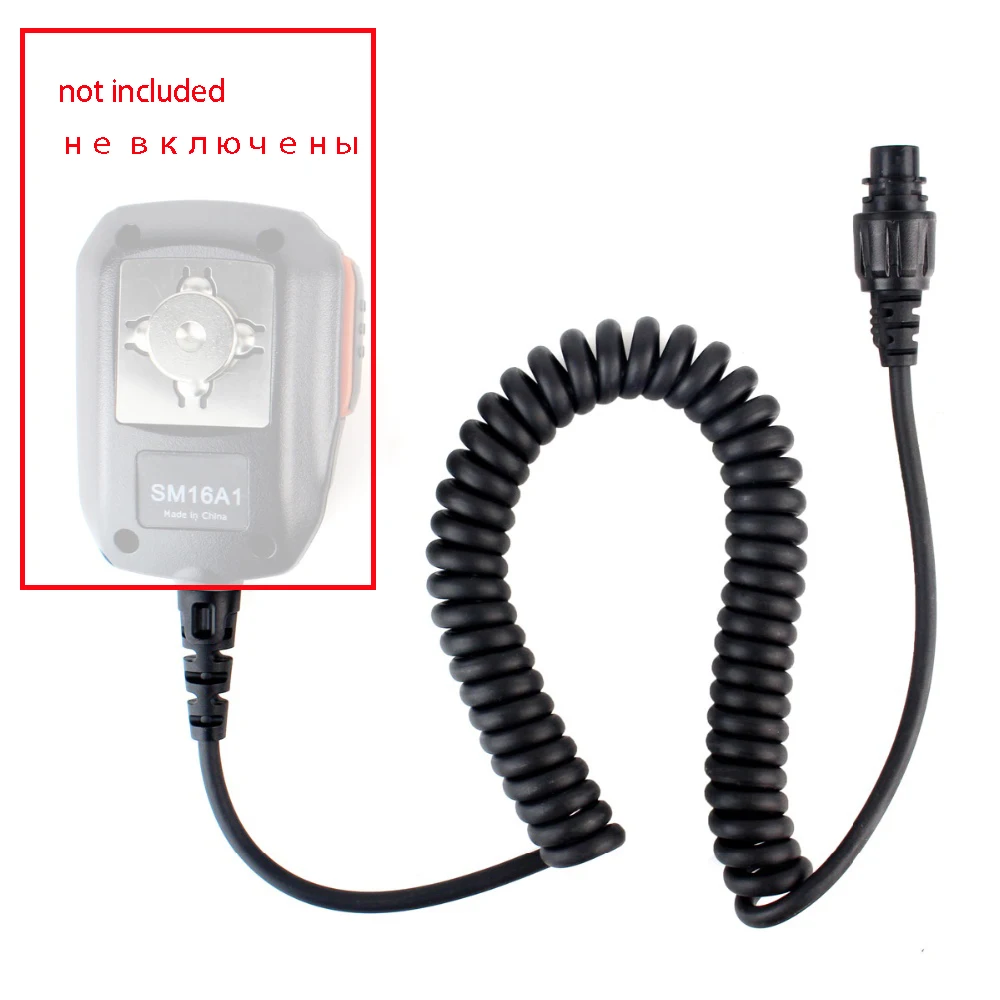 Замена DIY для SM16A1 микрофона кабель динамика 10 контактов Hytera HYT MD780 MD780G MT680 и т. Д.