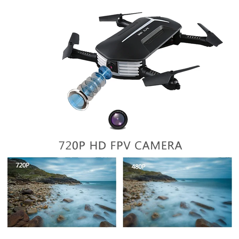 JJRC H37 мини детский Elfie селфи Дрон с HD камерой Wifi FPV g-сенсор RC высота удержания