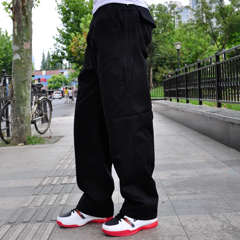 2019 новые хлопковые мужские брюки Карго повседневные свободные штаны с карманами