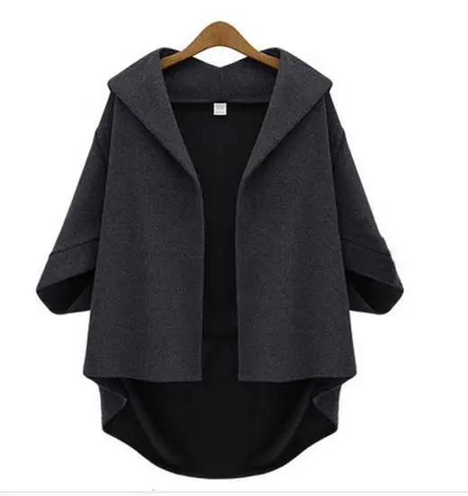 Женская одежда из смешанной шерсти зимний Кардиган большого размера в