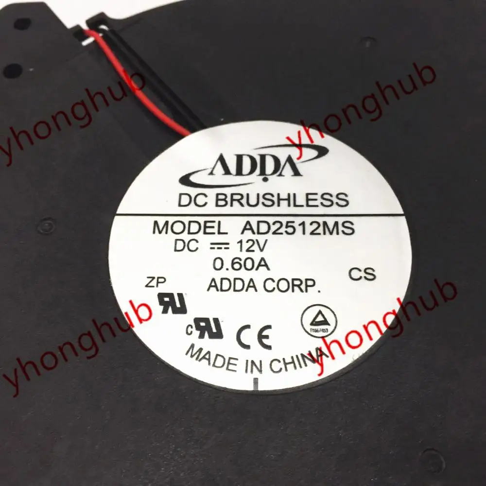 ADDA AD2512MS DC 12V 0.60A 2 провод 120x120x32 мм Сервер вентилятор охлаждения|blower fan|fan dcfan dc 12v |