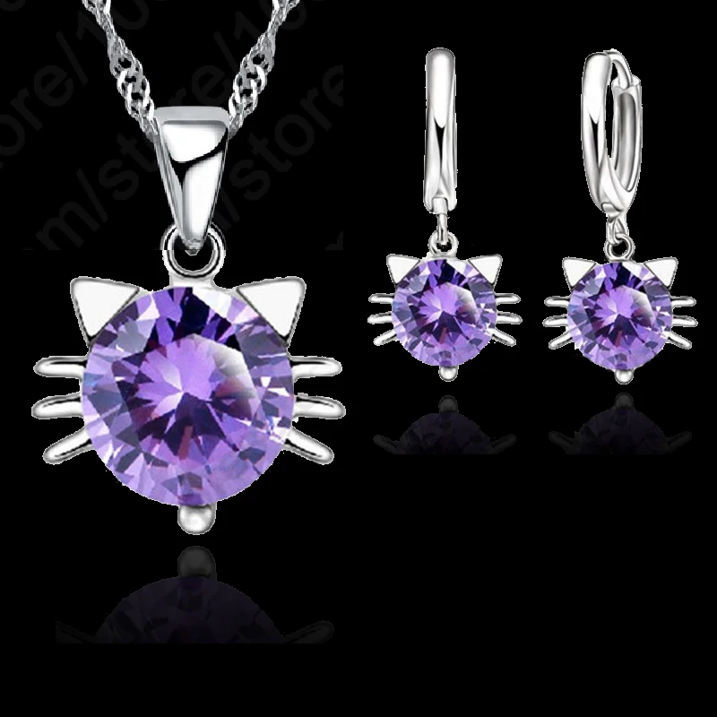 Комплект из колье и серёг серебра 925 пробы с фианитом|earring genie|earrings moonstonenecklace spacer |