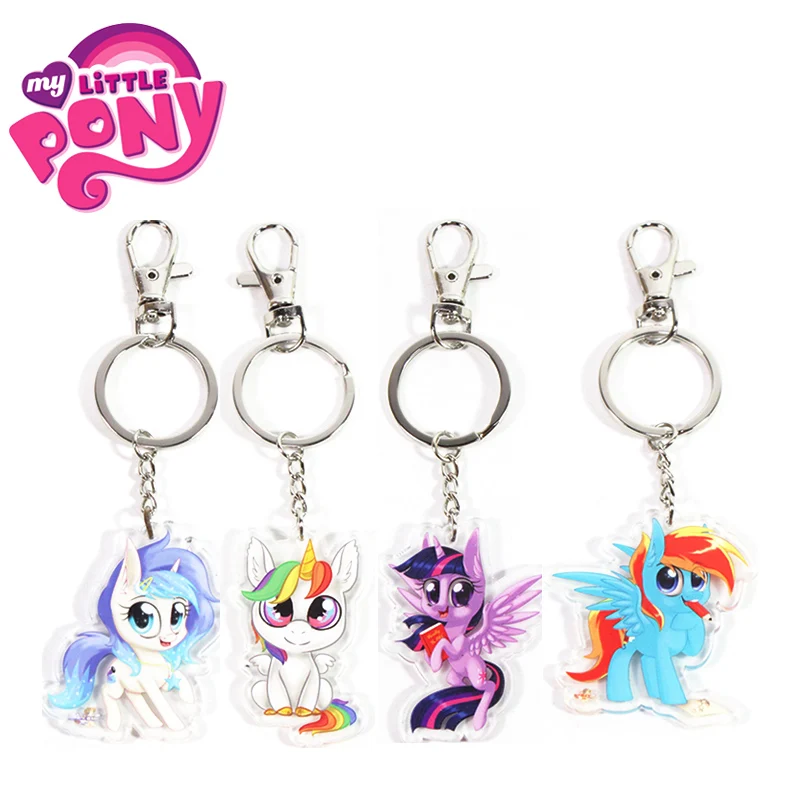 Новинка 5 см игрушки My Little Pony Шарм сумеречный Блеск Радуга тире Флаттершай кулон