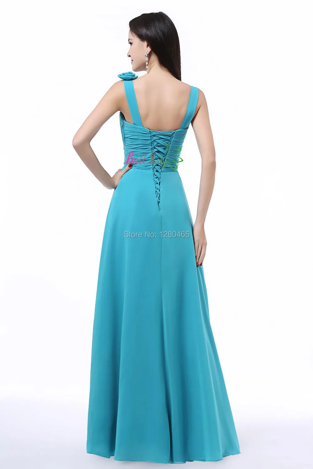 Шифон Невесты Платье Вечернее Женщины Vestidos de Festa Реальные Фото с цветами | Свадьбы