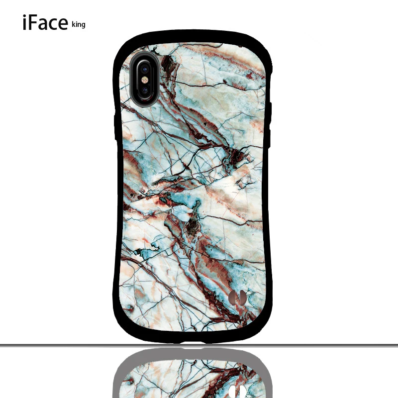iFace king Marble Phone Case Cover for Iphone 7 8 Plus X XR XS MAX Protective Anti-knock Shell Capa Coque Funda |