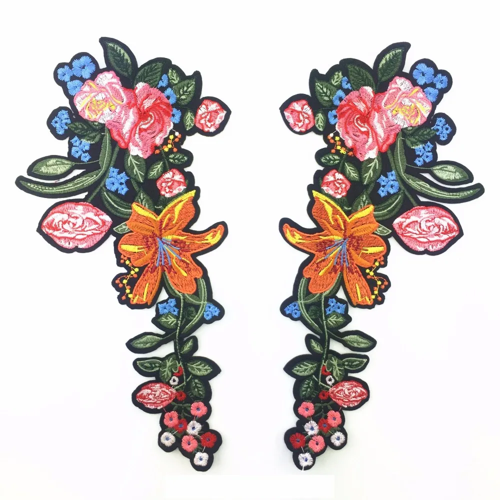 Новинка Вышивка Аппликация Патчи Шить на Pacthes кружевная ткань с узором одежда