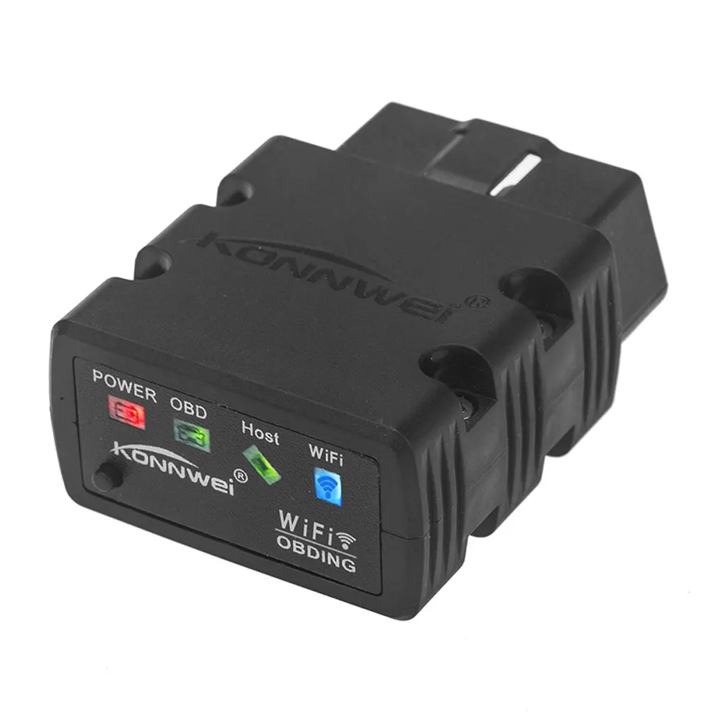Черный Мини Vag Com автоматический диагностический инструмент Красный Wi-Fi OBD2 сканер адаптер Android IOS OBD Код считыватель ELM327 автомобильный диагностический инструмент - Цвет: Черный