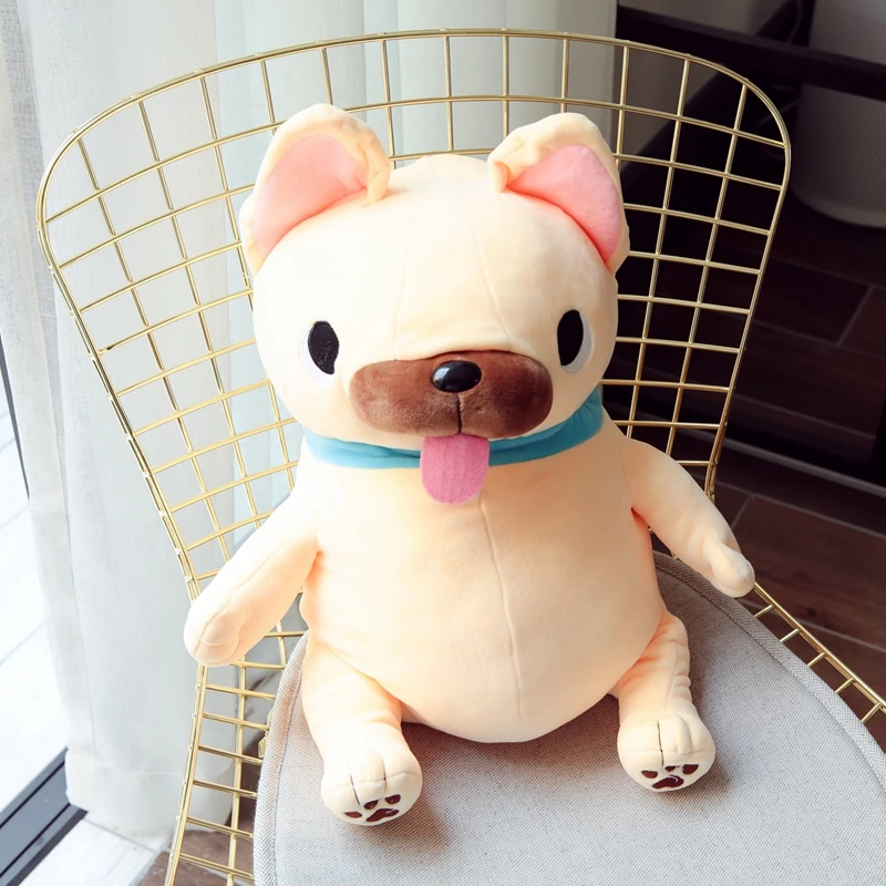 1 шт. 45 см/55 см забавные плюшевые игрушки бульдога мягкие куклы бултерьера овчарки