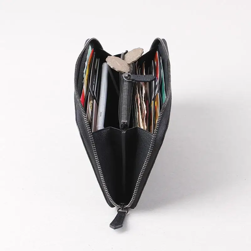 Кошельки итальянская кожа леди женщин кошелек клатч простые держатель карты